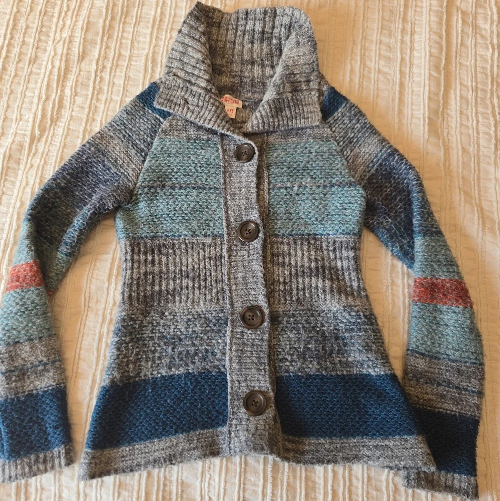 Mossimo Supply Co. Shawl Collar Button-Front Cardigan Sweater | Women’s XS - Picture 3 of 14